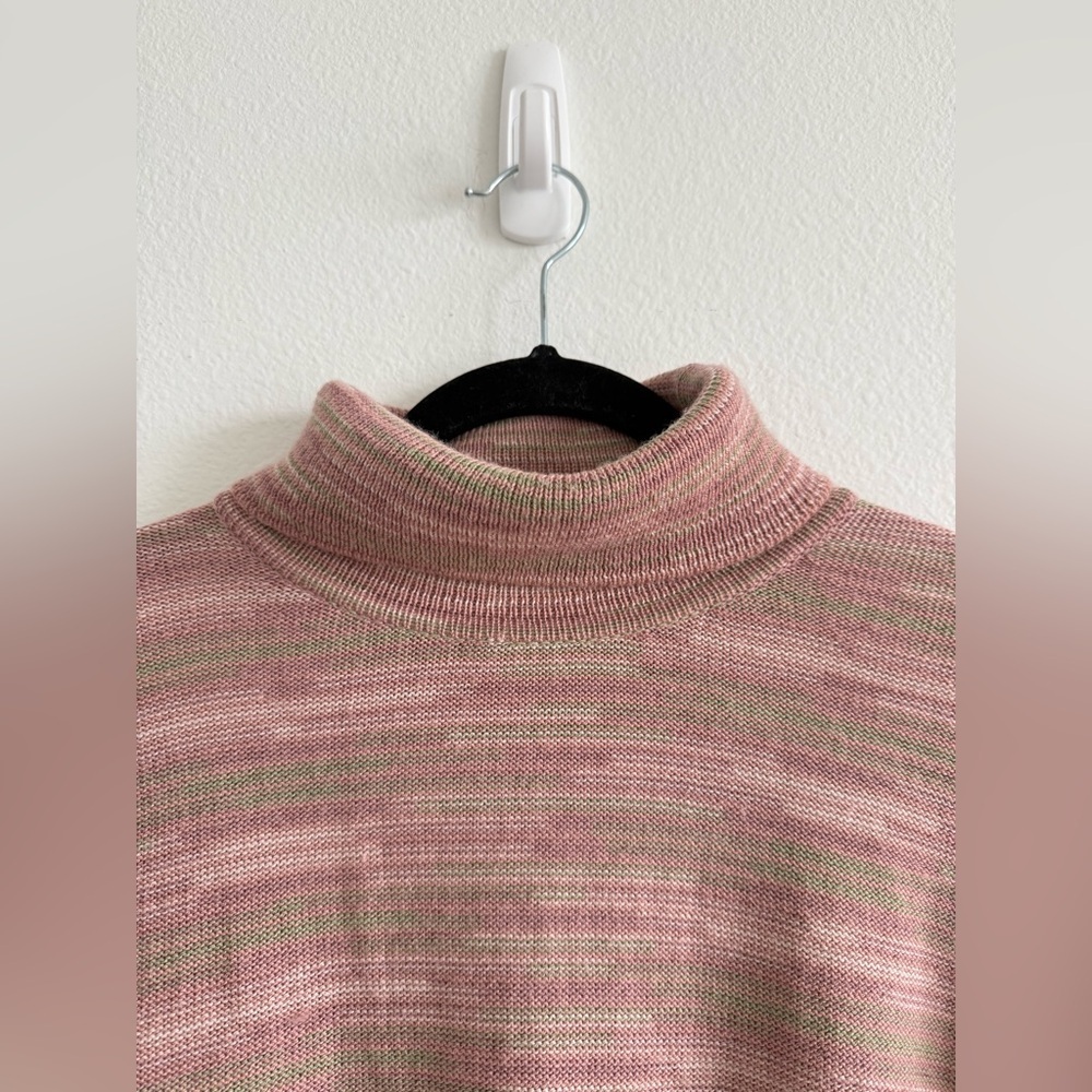 Missoni Pink Striped‎ Turtleneck Sweater - Picture 3 of 5